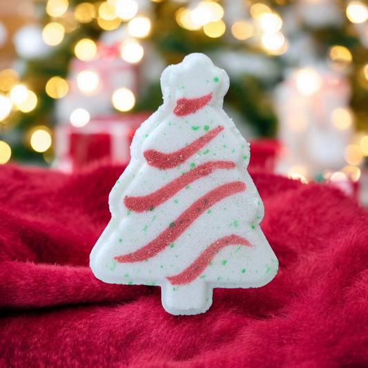 Deck the Tubs with Little Debbie Christmas Tree Bath Bombs