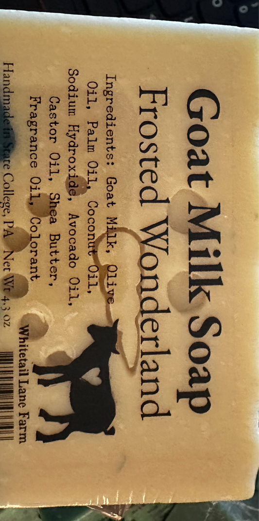 Frosted Wonderland Goat milk soap