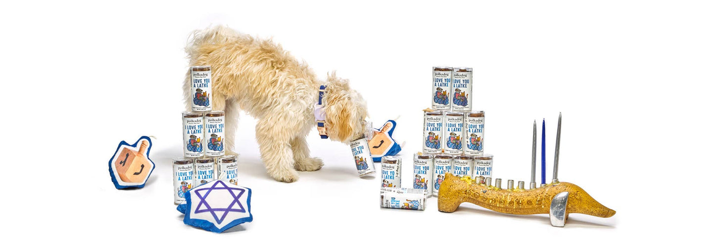 Mini Tube: I Love You A Latke - Dog Treats