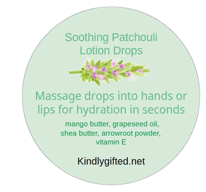 Soothing Patchouli Lotion Drops