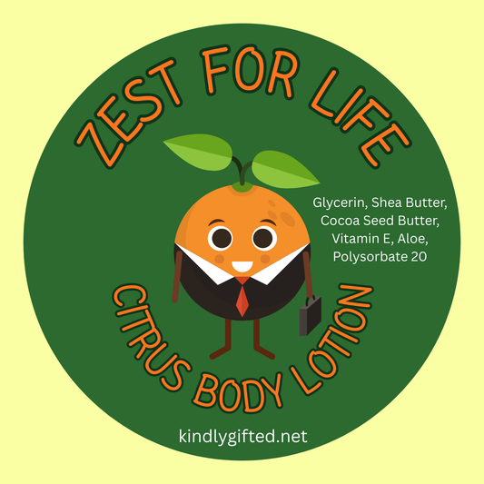 Zest For Life - Citrus Lotion 2oz
