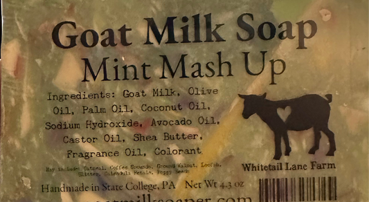 Mint Mashup goat milk soap