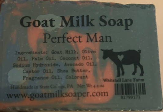 Perfect Man goat milk soap