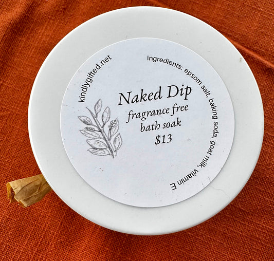 Naked Dip milk bath soak