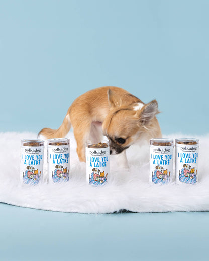 Mini Tube: I Love You A Latke - Dog Treats