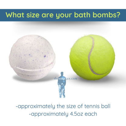 Candy Cane Bath Bombs